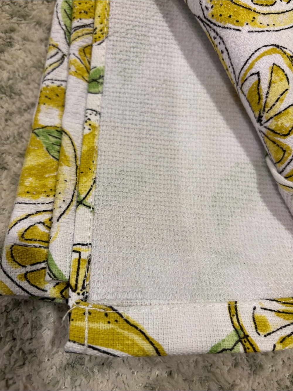 Lauren Ralph Lauren Lemon Kitchen Towels Set of 2 NWT Cotton 17x28” - Picture 12 of 16